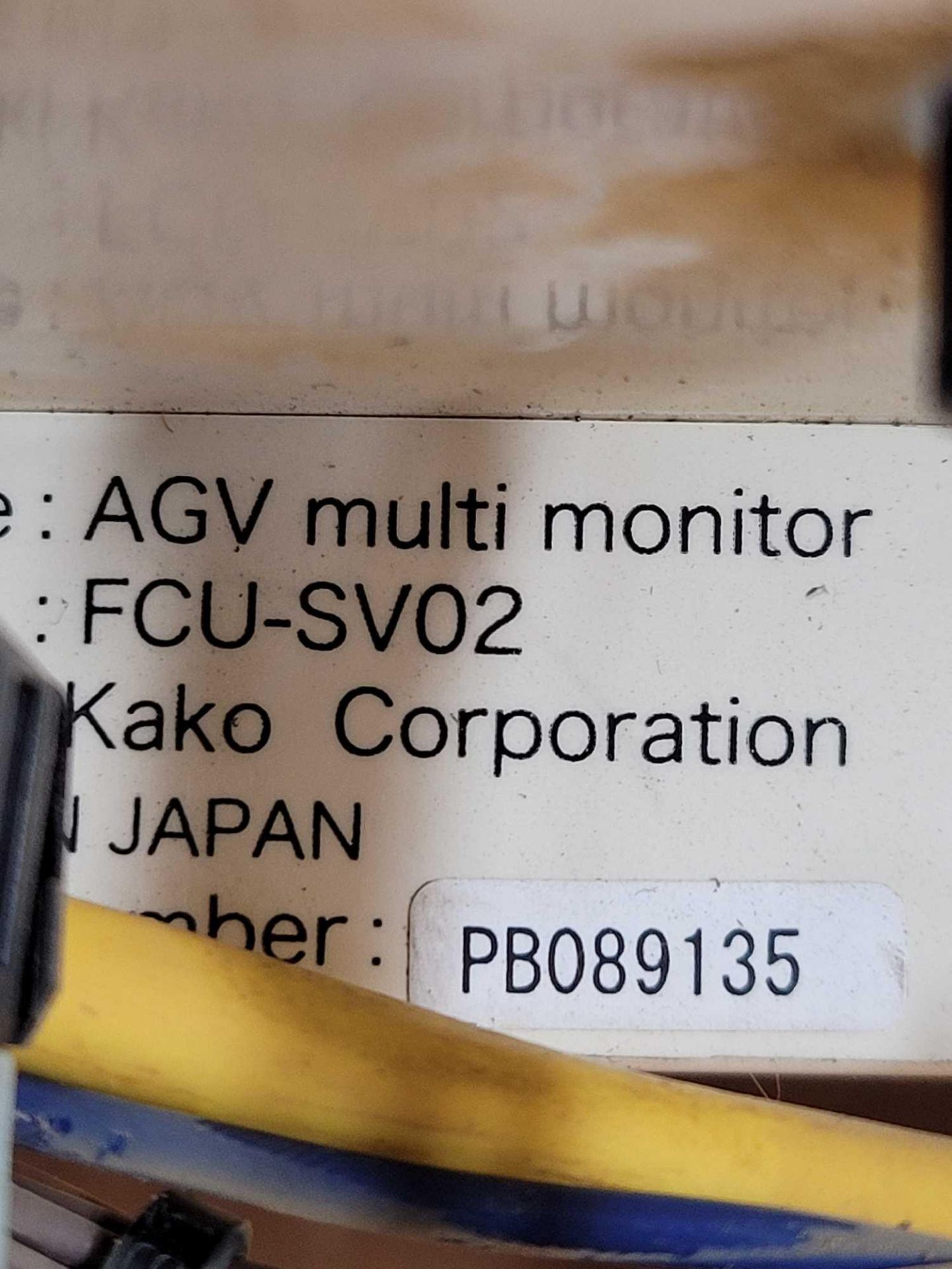 CREFORM MULTI PANEL with YAZAKI FCU-SV02 / Creform Multi Panel with AGV Multi Monitor off a Creform - Image 7 of 7