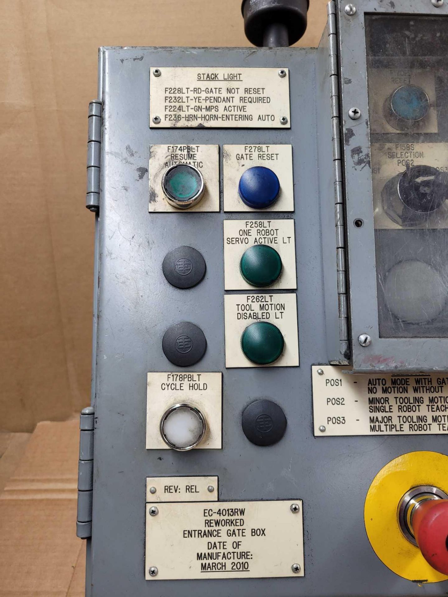 X-BAR AUTOMATION EC-4013RW / Reworked Entrance Gate Box  /  Lot Weight: 37.4 lbs - Image 2 of 13