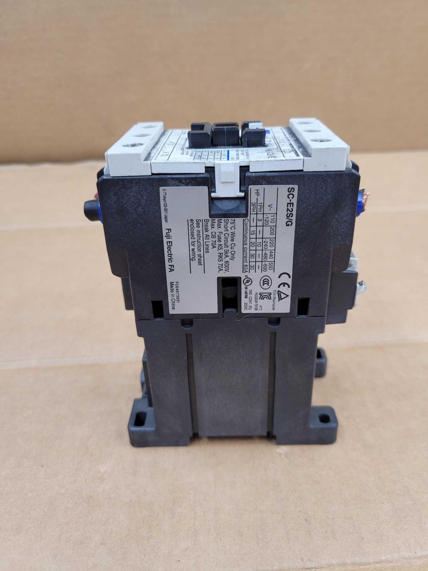 LOT OF 5 FUJI SC-E2S/G  /  Contactor  /  Lot Weight: 9.2 lbs - Image 4 of 9