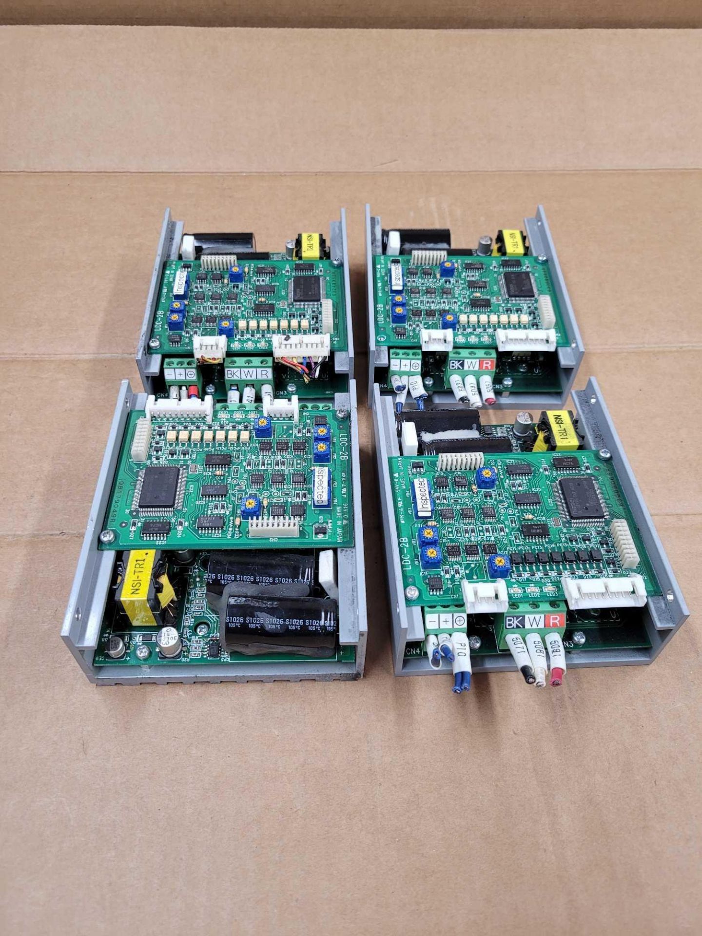 LOT OF 4 CREFORM BV2-B002A(24V) / Motor Driver from Creform AGV Tugger  /  Lot Weight: 4.0 lbs