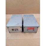 LOT OF 2 POWEROHM PF44R800W-NC-W / Braking Resistor  /  Lot Weight: 16.0 lbs