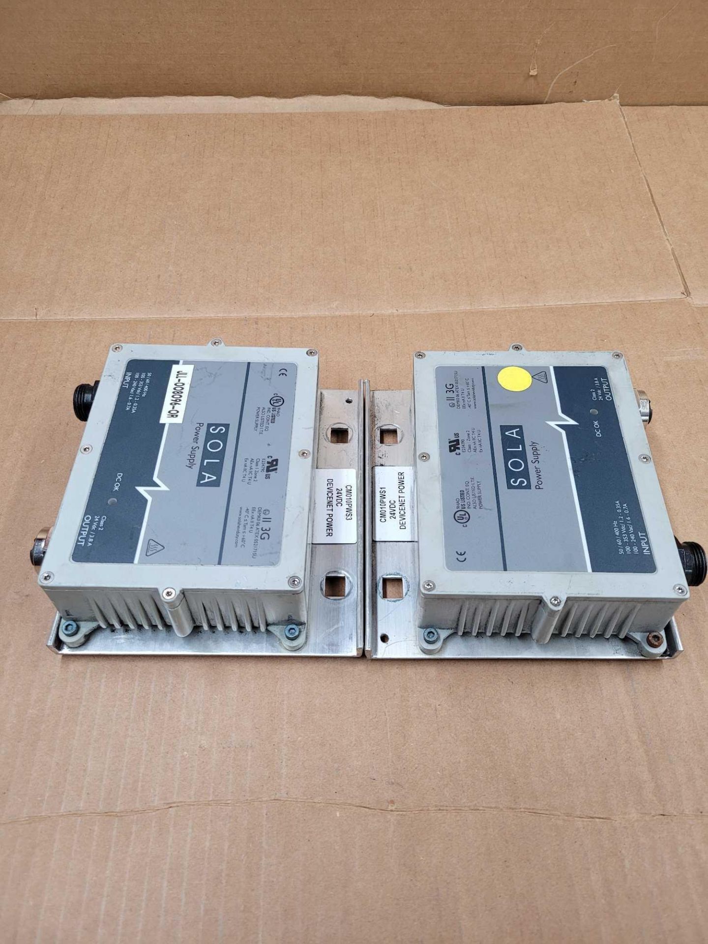 LOT OF 4 ASSORTED SOLA / (2) SCP 100S24X-DVN | Power Supply  /  (1) SCP 100S24X-CP | Power Supply  / - Image 4 of 14