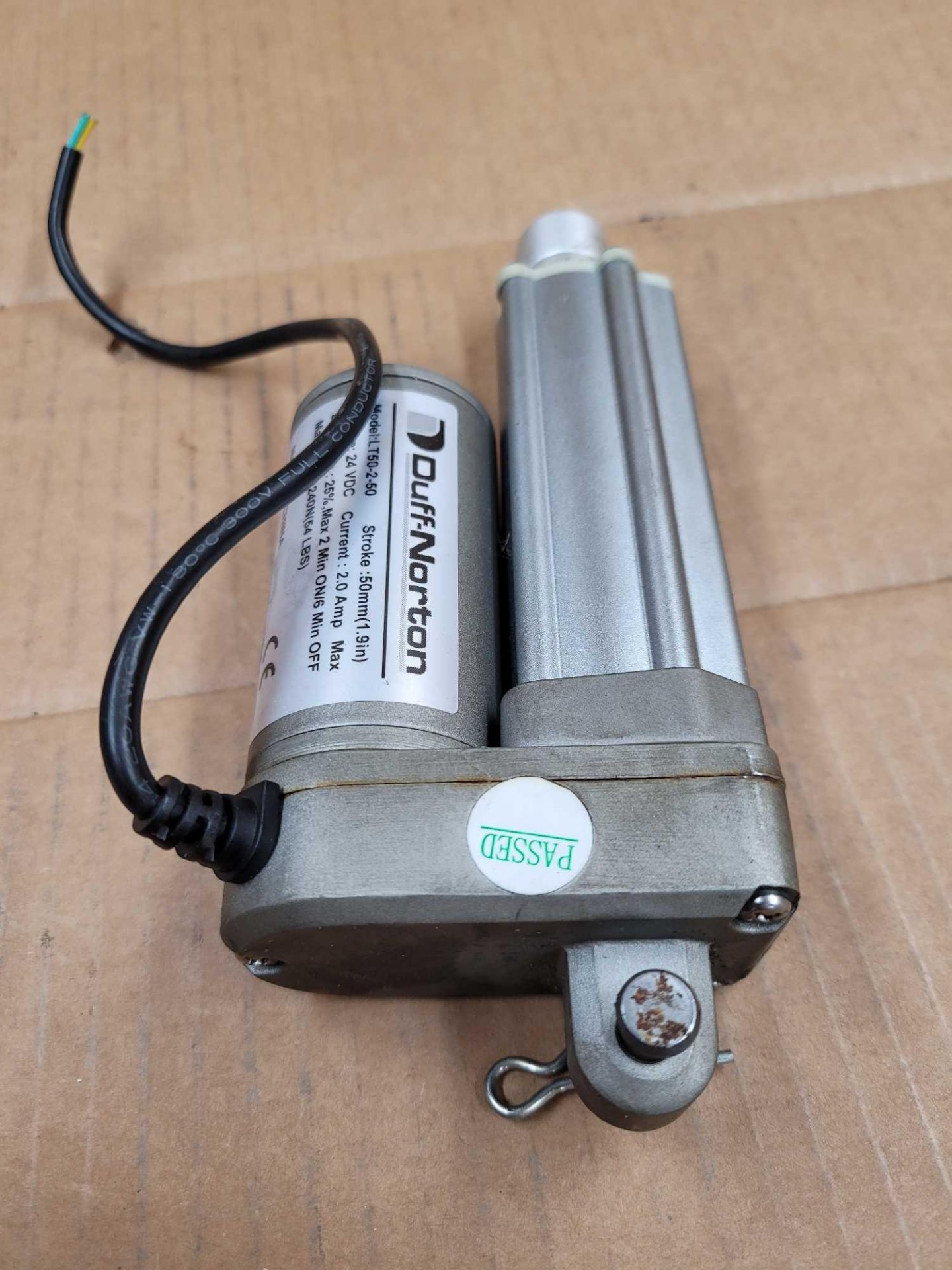 LOT OF 4 DUFF-NORTON LT50-2-50 / Linear Actuator  /  Lot Weight: 11.0 lbs - Image 3 of 6