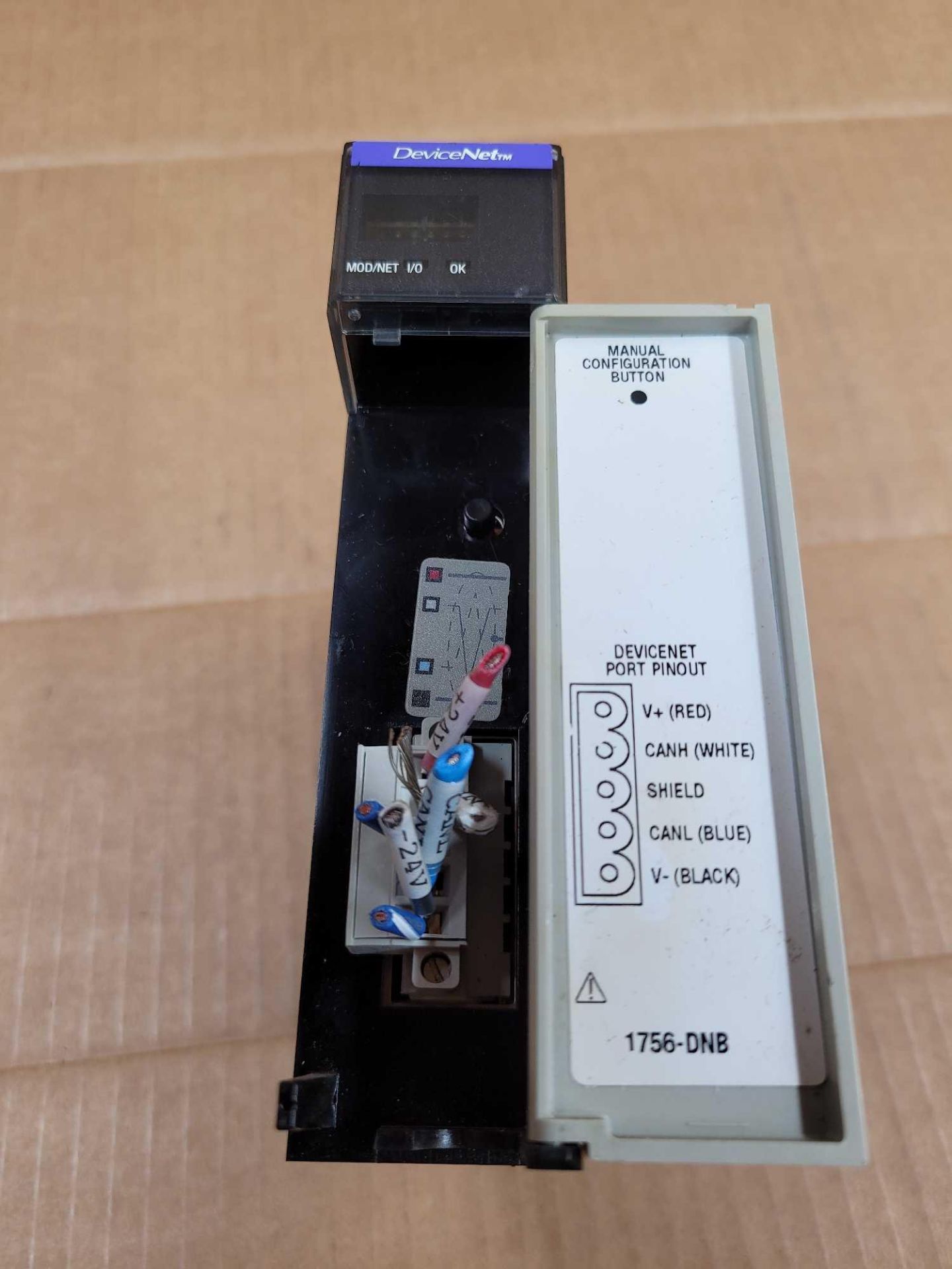 LOT OF 3 ALLEN BRADLEY 1756-DNB/A / Series A DeviceNet Communication Module  /  Lot Weight: 1.6 lbs - Image 7 of 9