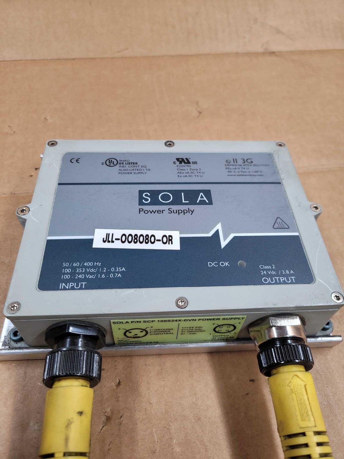 LOT OF 4 SOLA SCP 100S24X-DVN / Power Supply  /  Lot Weight: 13.2 lbs - Image 2 of 6