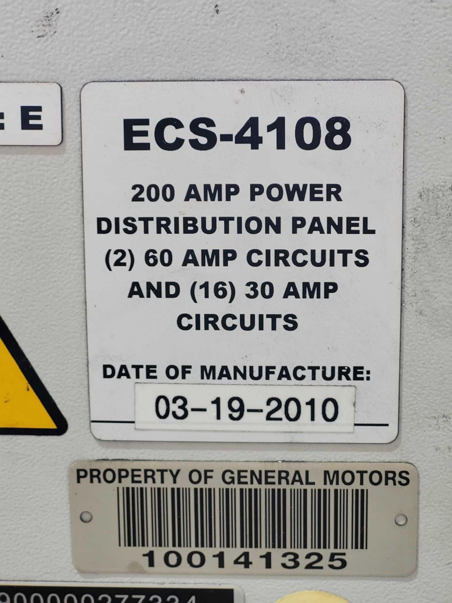 PDP ECS-4108 / 200 Amp Power Distribution Panel with (2) 60 Amp Siemens Ciruit Breakers and (16) 30 - Image 4 of 15
