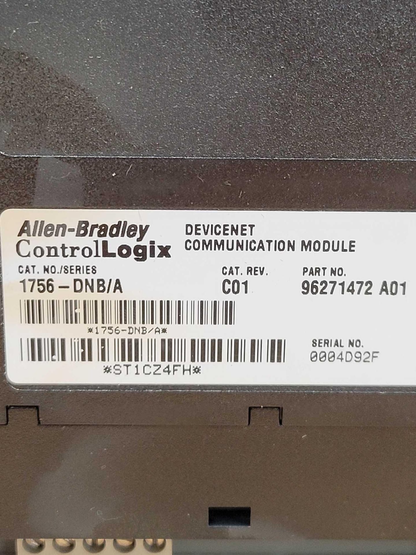 LOT OF 3 ALLEN BRADLEY 1756-DNB/A  /  Series A DeviceNet Communication Module  /  Lot Weight: 1.6 lb - Image 7 of 8