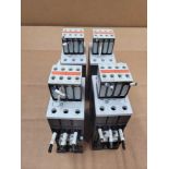 LOT OF 4 SIEMENS 3RT1034-1QB44-3MA0 / Power Contactor  /  Lot Weight: 13.2 lbs