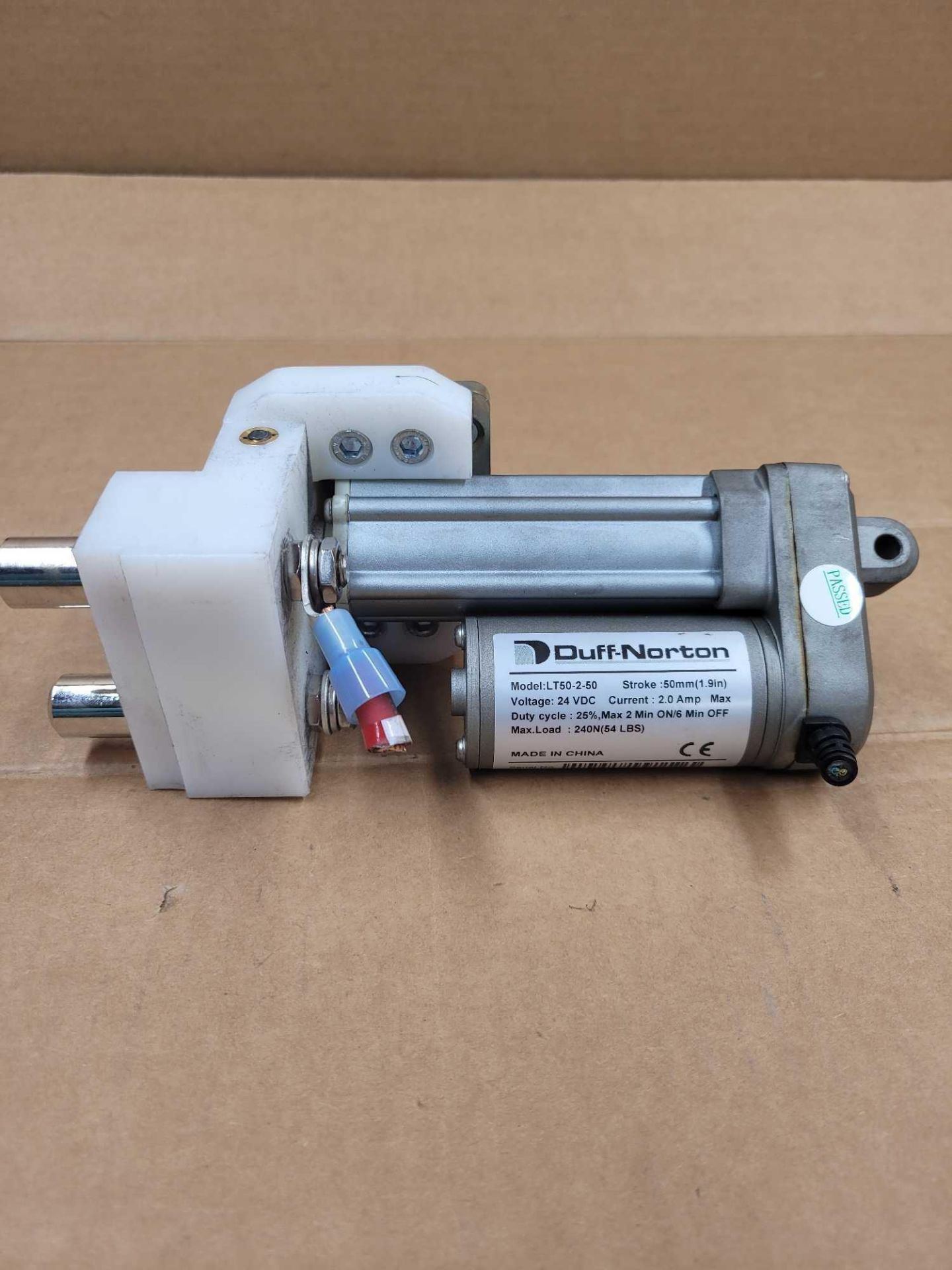 LOT OF 4 DUFF-NORTON LT50-2-50 / Linear Actuator  /  Lot Weight: 12.6 lbs - Image 3 of 9