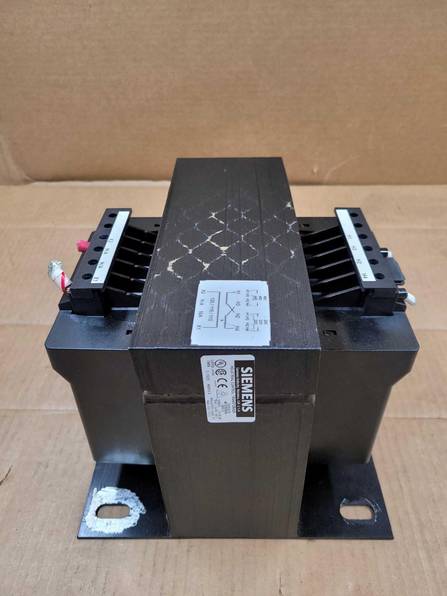 SIEMENS MTG5000A / Series B Industrial Control Transformer  /  Lot Weight: 73.6 lbs - Image 5 of 7
