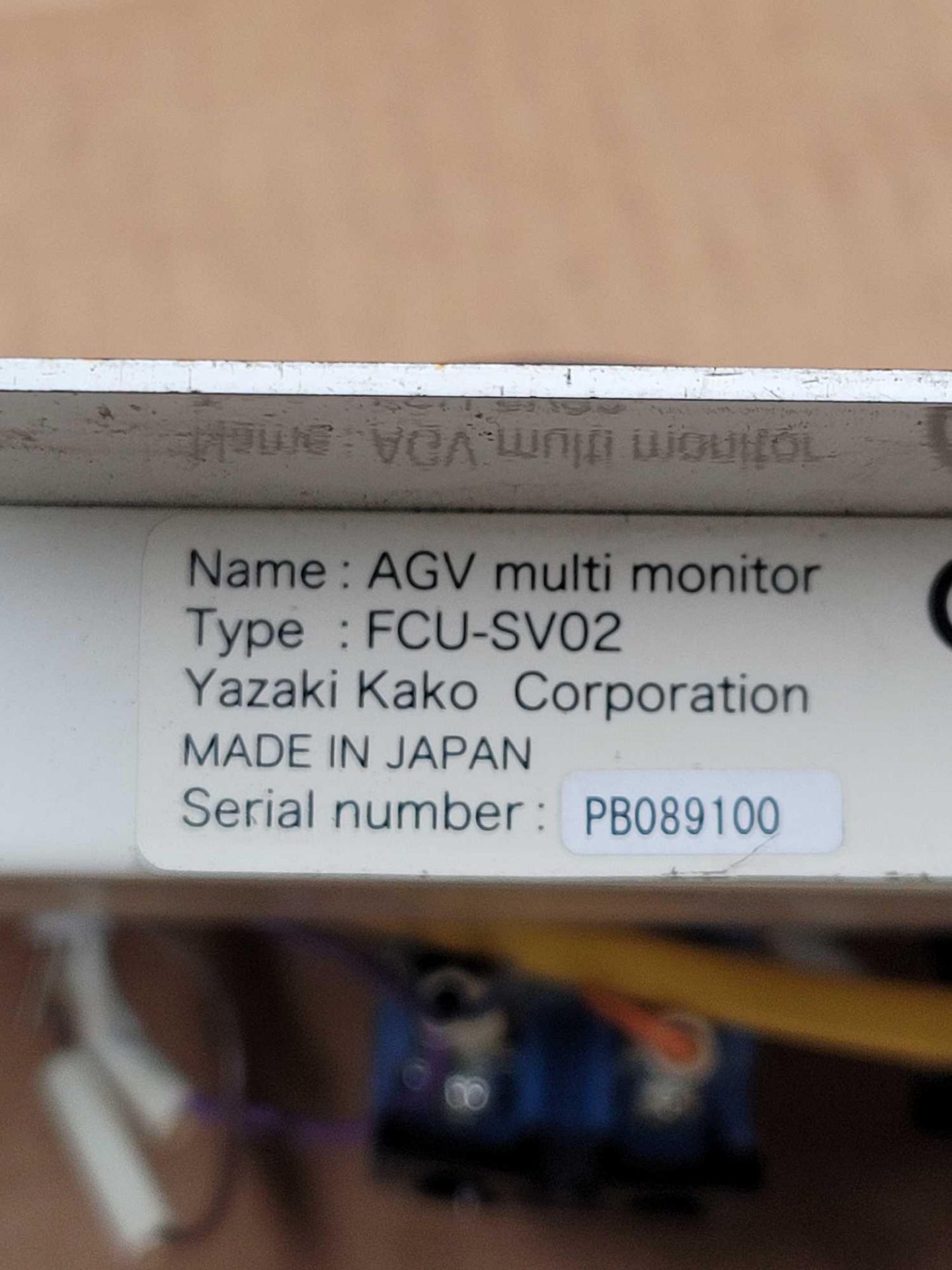 CREFORM MULTI PANEL with YAZAKI FCU-SV02 / Creform Multi Panel with AGV Multi Monitor off a Creform - Image 8 of 8