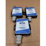 LOT OF 3 RTA 460MCA-S208-N700 / N700 ASCII to Allen Bradley PLC  /  Lot Weight: 1.4 lbs