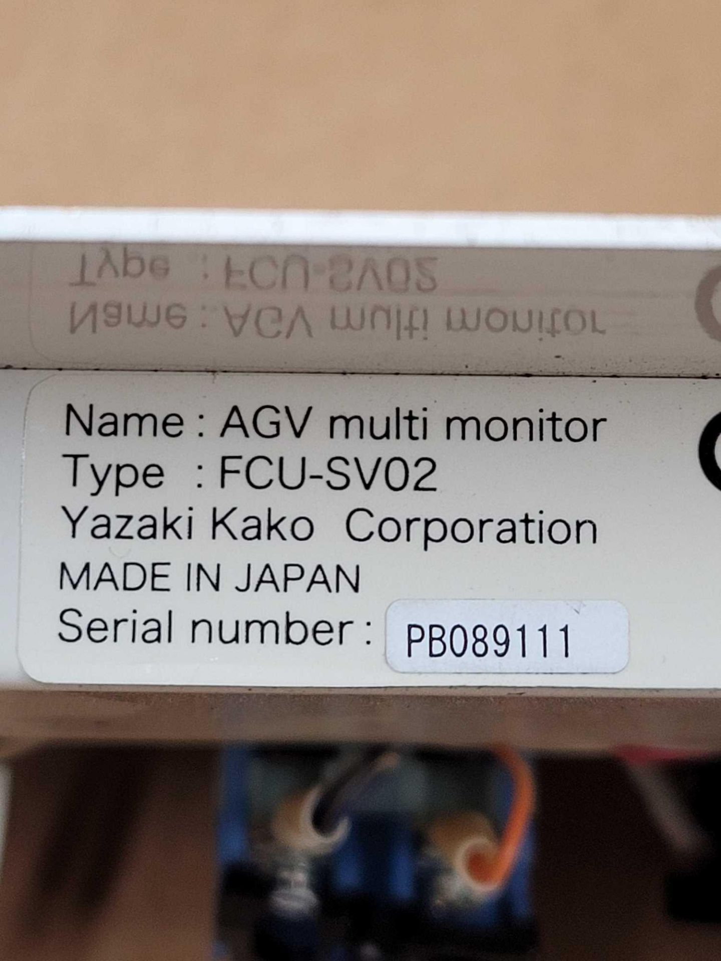 CREFORM MULTI PANEL with YAZAKI FCU-SV02 / Creform Multi Panel with AGV Multi Monitor off a Creform - Image 7 of 7