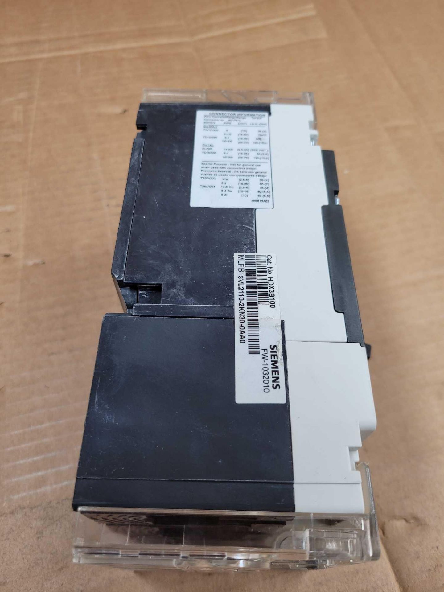 LOT OF 4 SIEMENS HDX3B100 / 100 Amp Circuit Breaker  /  Lot Weight: 18.6 lbs - Image 6 of 9