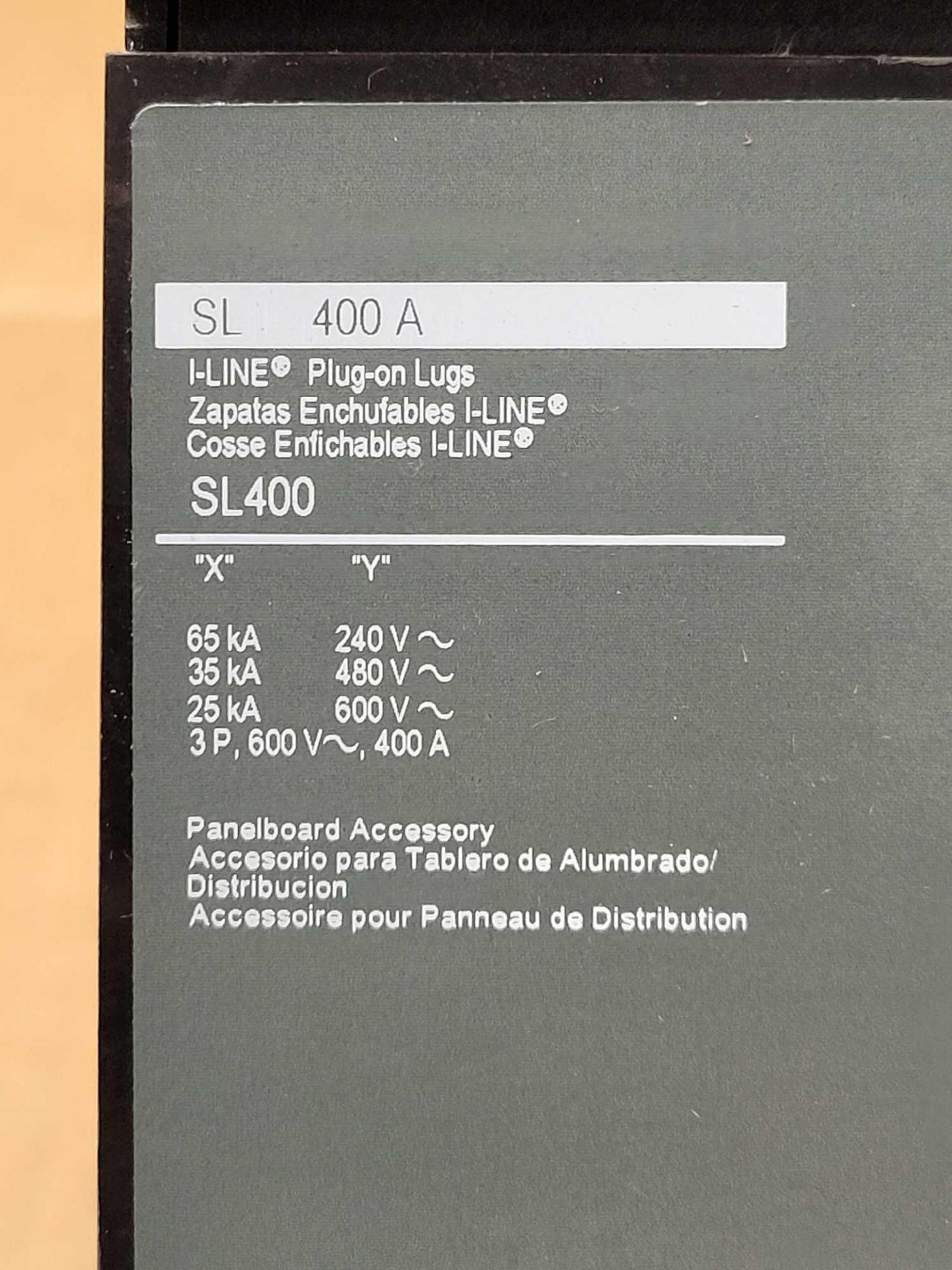 LOT OF 2 SQUARE D SL400A / 400 Amp 3 Pole Circuit Breaker  /  Lot Weight: 16.8 lbs - Image 2 of 5