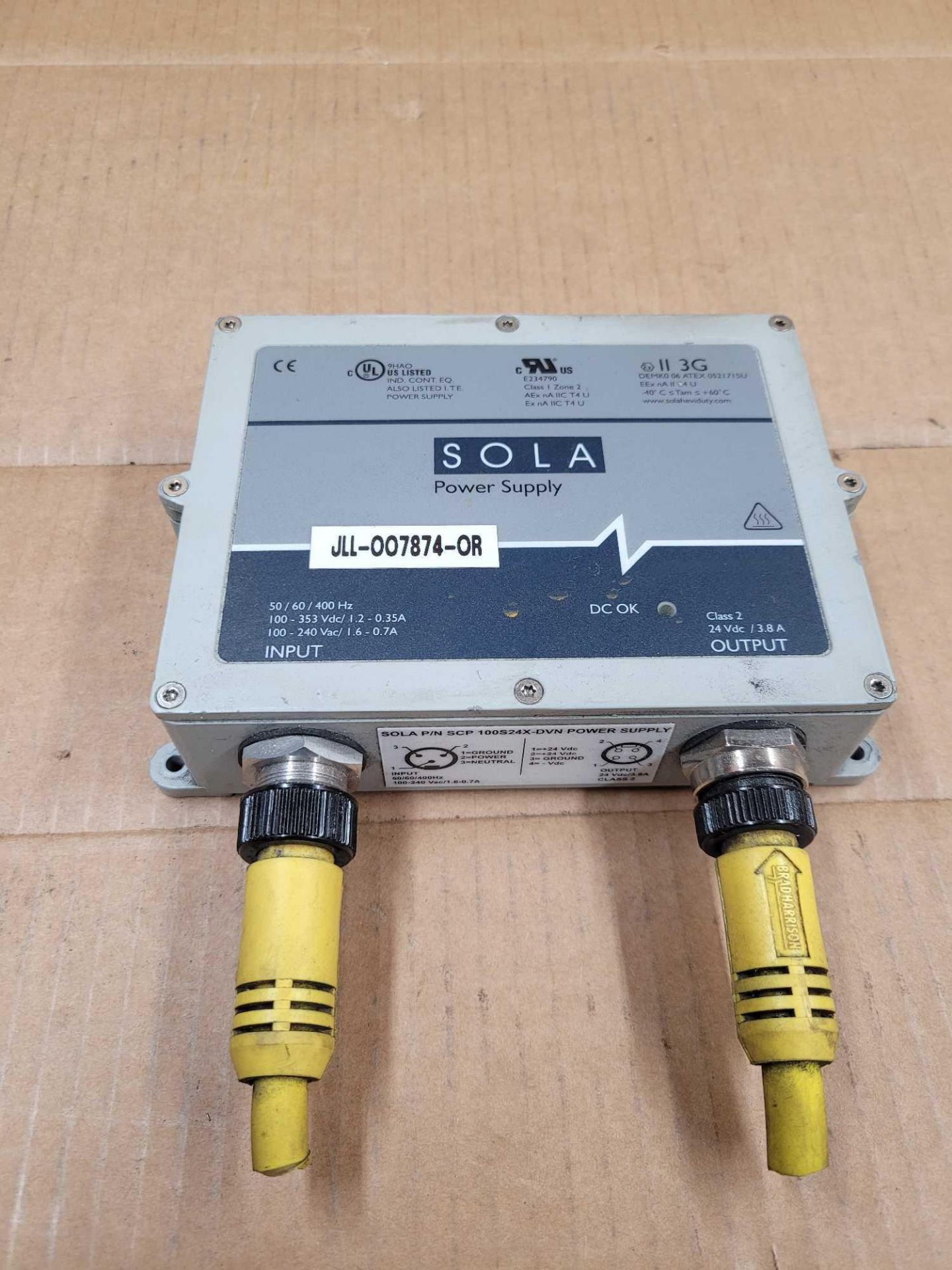 LOT OF 4 SOLA SCP 100S24X-DVN / Power Supply  /  Lot Weight: 12.4 lbs - Image 2 of 6