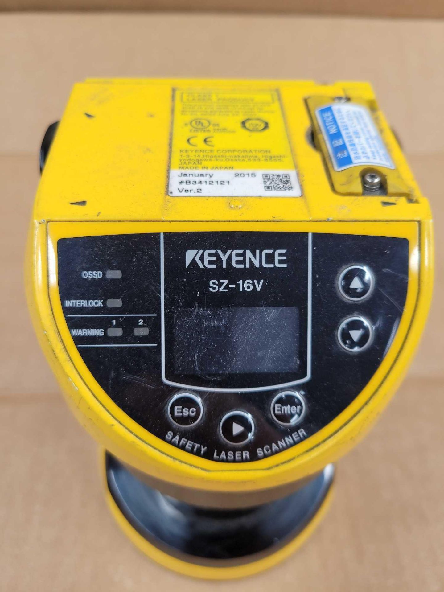 KEYENCE SZ-16V / Safety Laser Scanner  /  Lot Weight: 4.0 lbs - Image 2 of 7