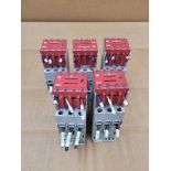 LOT OF 5 ALLEN BRADLEY 100S-C30EJ22BC / Series C Guardmaster Safety Contactor  /  Lot Weight: 6.0 lb