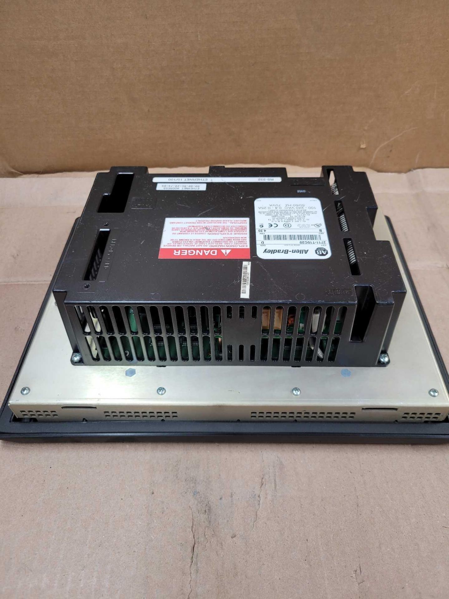 ALLEN BRADLEY 2711-T10C20 / Series D PanelView1000 Operator Interface  /  Lot Weight: 6.4 lbs - Image 6 of 7
