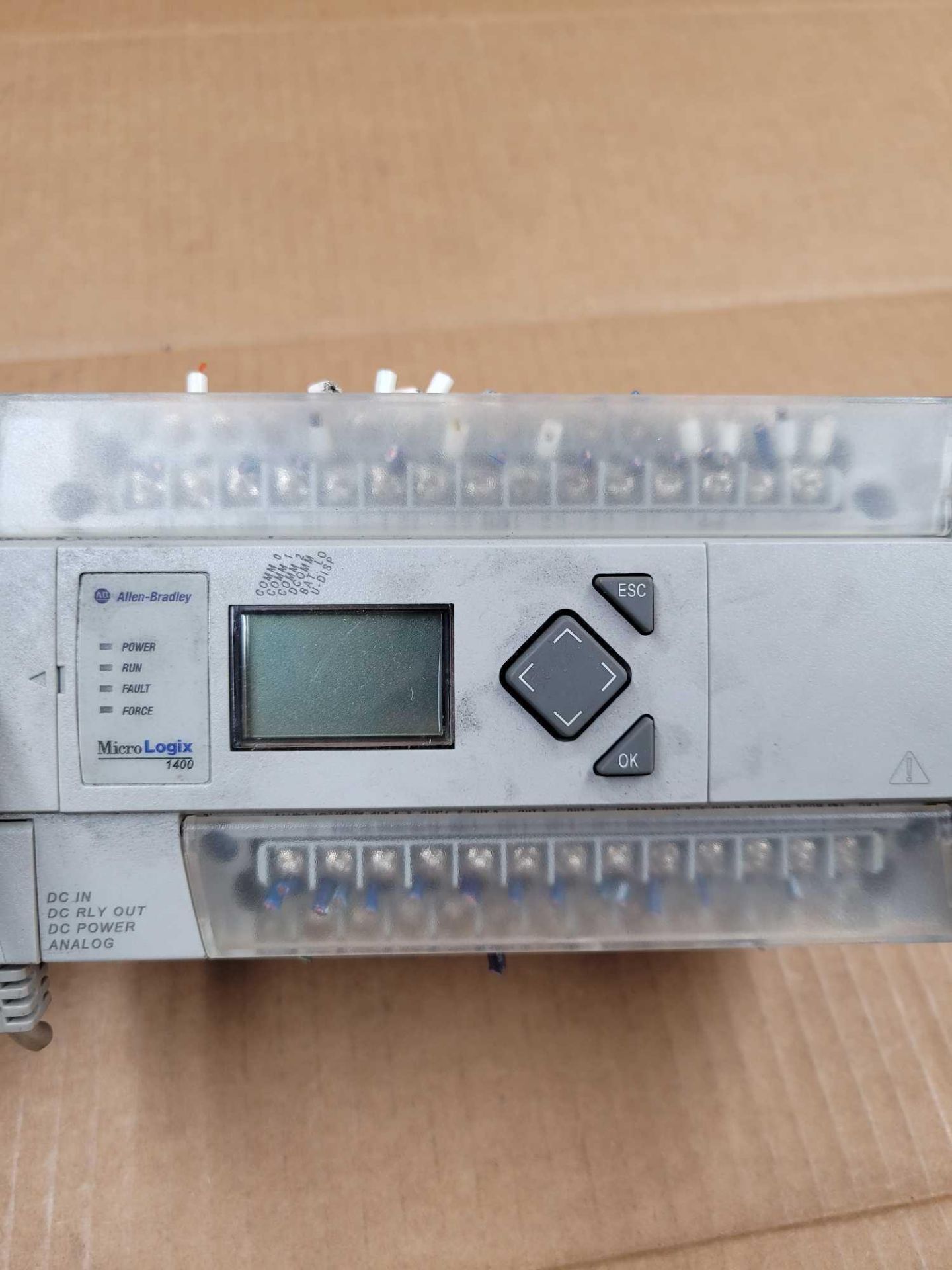 ALLEN BRADLEY 1766-L32BXBA / Series B MicroLogix 1400 32 Point Controller  /  Lot Weight: 2.0 lbs - Image 7 of 7