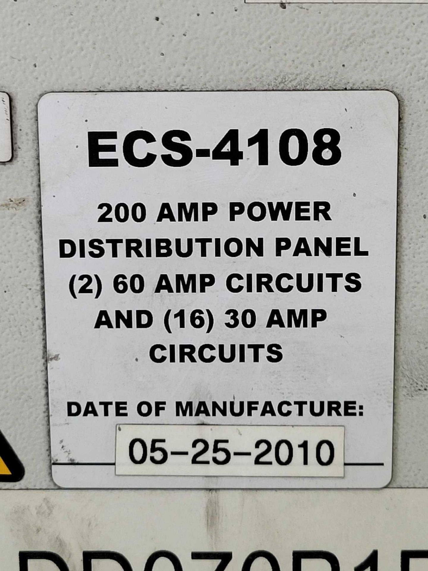 PDP ECS-4108 / 200 Amp Power Distribution Panel with (2) 60 Amp Siemens Breakers and (16) 30 Amp Sie - Image 4 of 14