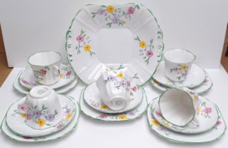 MELBA FLORAL PART TEA SET 16 PIECES