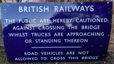 RAILWAYANA BRITISH RAILWAYS (E) SIGN