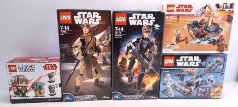 LEGO STAR WARS x5 41627 75198 75166 75113 75119