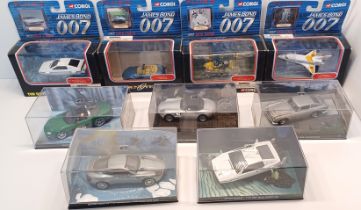 9 JAMES BOND DIECAST - INC. CORGI'S 