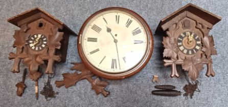 3 CLOCKS - 2 CUCKOO AND ANOTHER