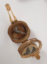 STANLEY LONDON NAUTICAL COMPASS, LEVELS STILL HAVE BUBBLES, WITH A WOODEN CASE