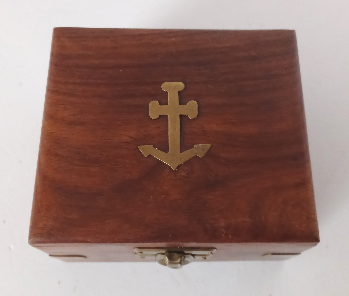 STANLEY LONDON NAUTICAL COMPASS, LEVELS STILL HAVE BUBBLES, WITH A WOODEN CASE - Image 3 of 3