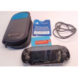 SONY PLAYSTATION PS VITA PCH-1103 WITH LEAD, PAPERWORK & TRAVEL CASE IN WORKING CONDITION.