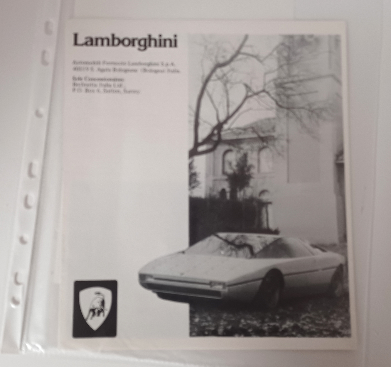 AUTOMOBILIA SALES BROCHURES INC LAMBORGHINI, PORSCHE & MG 1970s - Image 2 of 16