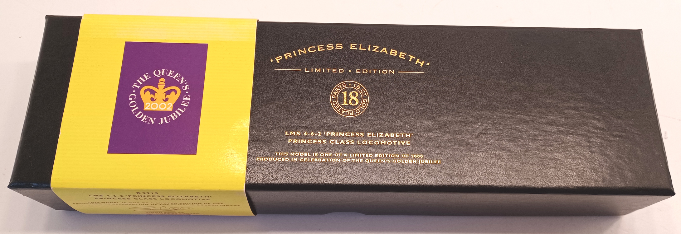 MODEL RAILWAY HORNBY R2215 LMS PRINCESS ELIZABETH GOLDEN JUBILEE 2002 LTD EDITION BOXED OO GAUGE