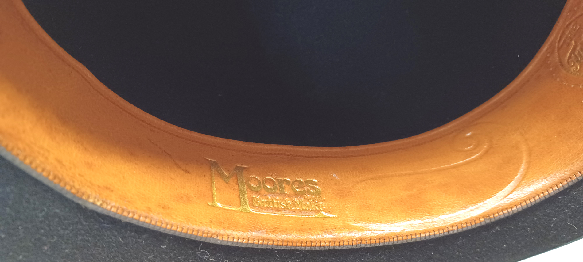 MOORES "THE TWEEN HAT" 6 7/8" AND 1/16" WITH CHRISTY'S LONDON HAT OVAL BOX - Image 3 of 3