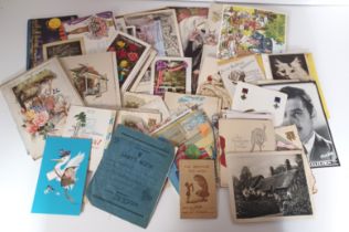 LARGE COLLECTION OF VINTAGE CARDS & EPHEMERA