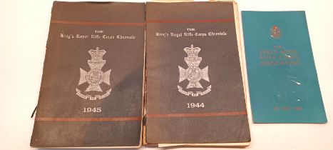 THE KING'S ROYAL RIFLE CORPS CHRONICLE 1944 & 1945 (2)