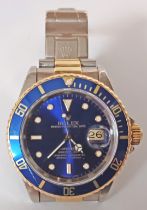 ROLEX SUBMARINER 16613 GENTS WATCH 1991 - NOT ON PREMISES, VIEWING BY APPOINTMENT