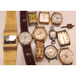 A COLLECTION OF VINTAGE WATCHES INC LCD