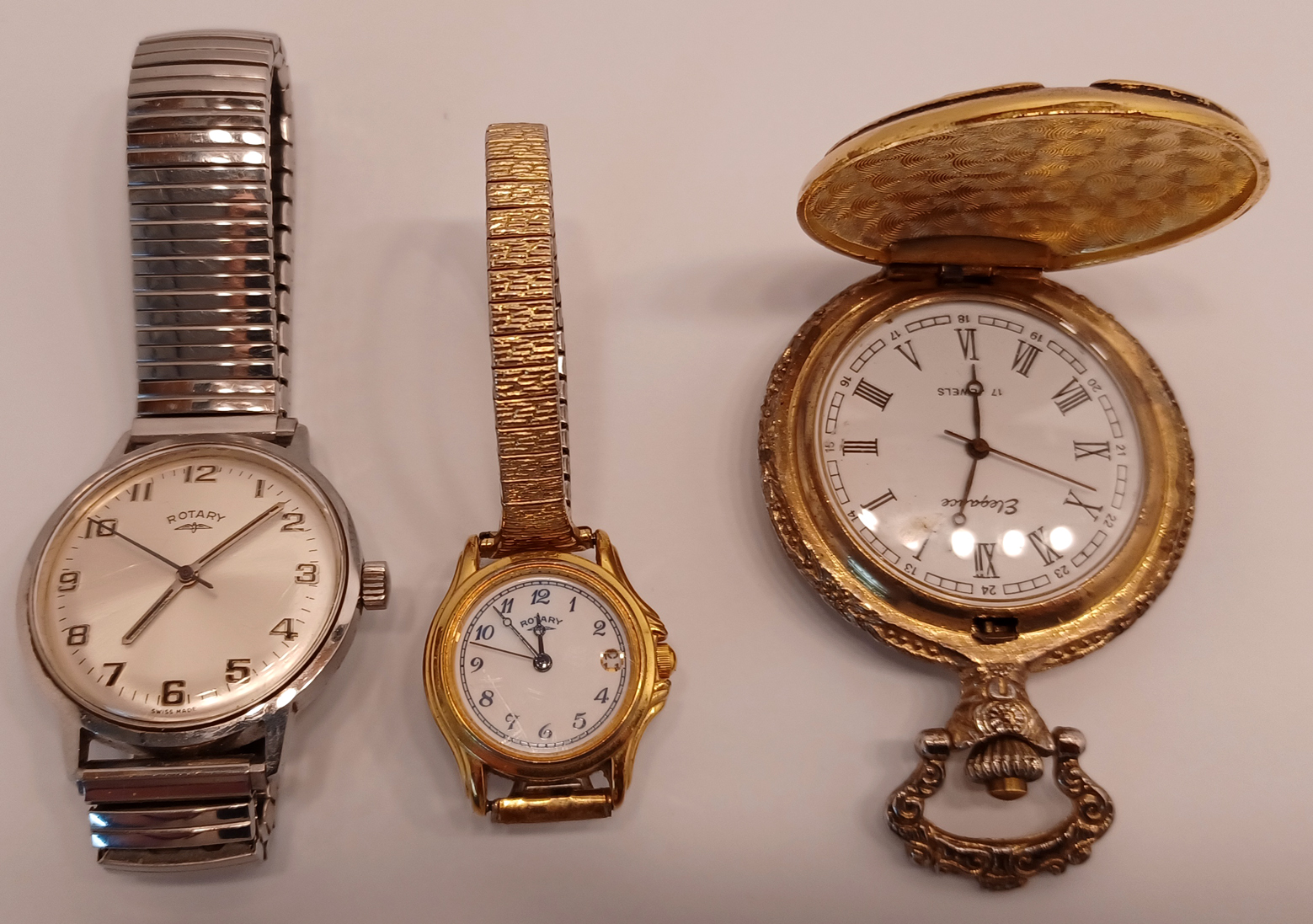 2 ROTARY WATCHES & A POCKET WATCH - Image 2 of 2