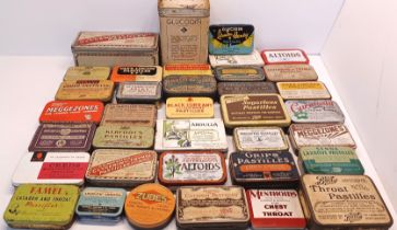 36 VINTAGE ADVERTISING TINS