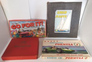 VINTAGE BOARD GAMES GO FOR IT, SHIP AHOY, ROULETTE, FORMULA 1