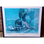 TERENCE CUNEO LTD ED PRINT DUCHESS OF HAMILTON SIGNED BY CUNEO & RIDDLES