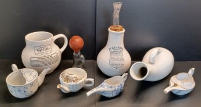 COLLECTION OF LATE 19TH TO EARLY 20TH CENTURY MEDICAL EQUIPMENT, INC A DR NELSON' IMPROVED INHALER,