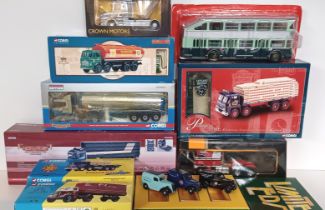 IXO MODELS TR044 KENWORTH K100 AERODYNE, 7 CORGI'S - CC13734 SCANIA R HOUGHTON PARKHOUSE, CP12837 S