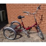 PASHLEY TRI-1 ADULT FOLDING TRICYCLE 7 SPEED AS NEW