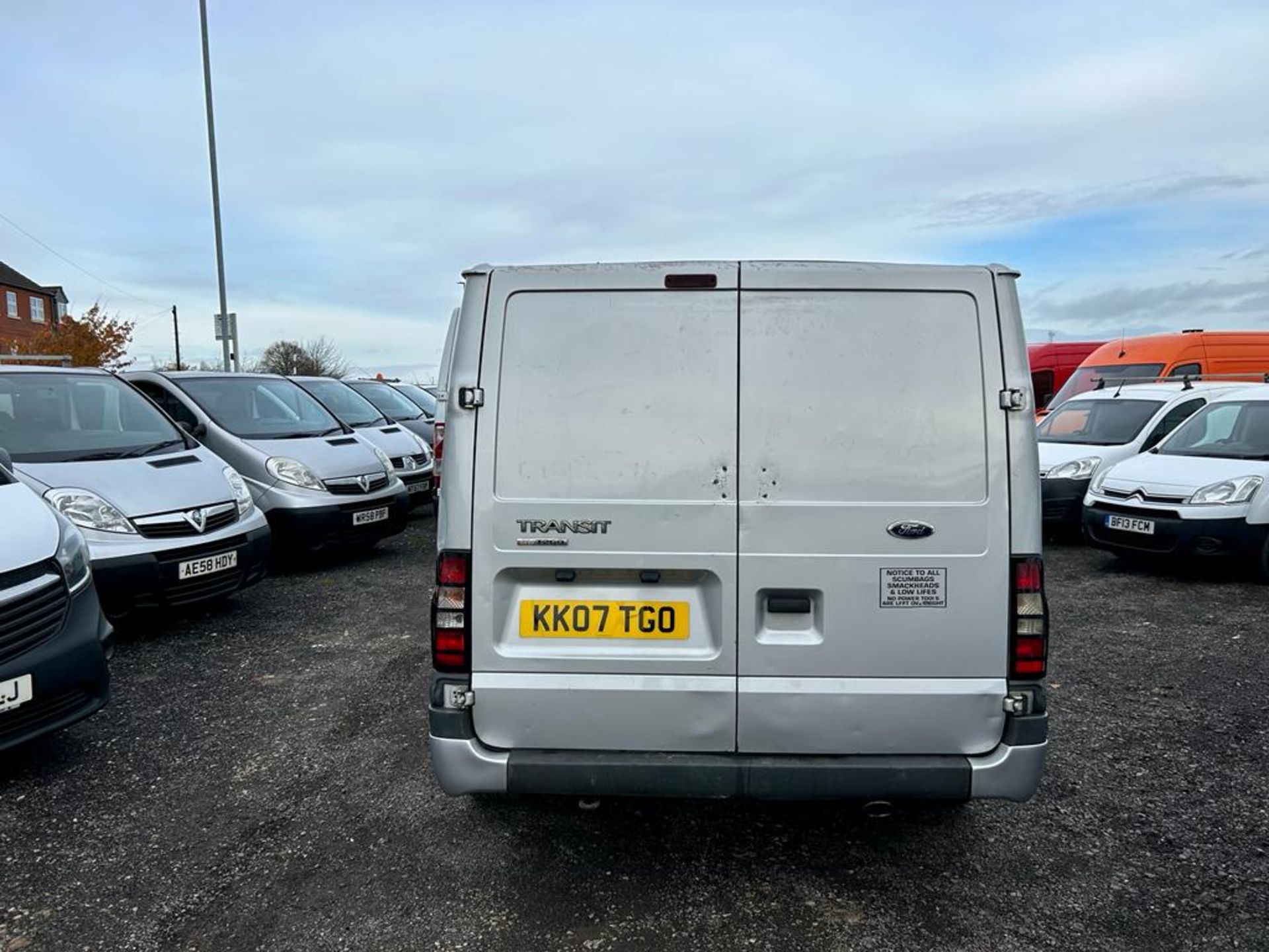 2007 FORD TRANSIT 85 T260S FWD SILVER PANEL VAN *NO VAT* - Image 4 of 11