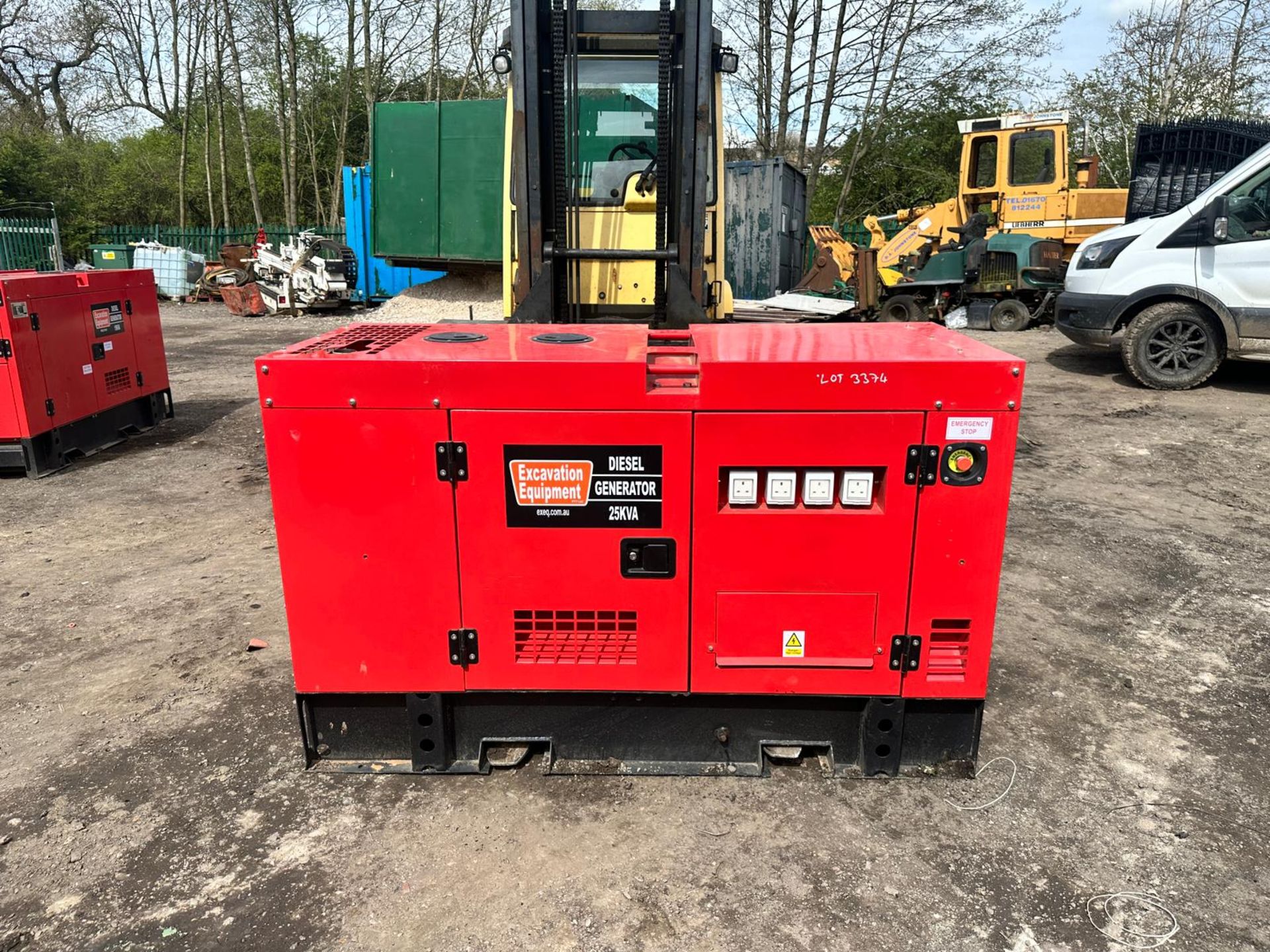 NEW/UNUSED 25KVA DIESEL SILENT GENERATOR *PLUS VAT*