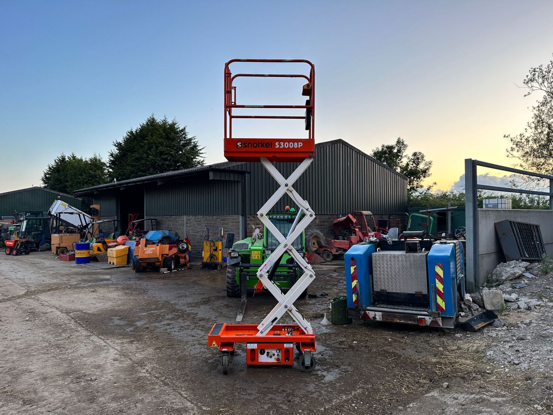 2019 SNORKEL S3008P ELECTRIC (MEWP) SCISSOR LIFT *PLUS VAT* - Image 5 of 12